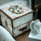 Pink shabby rose jewellery organiser