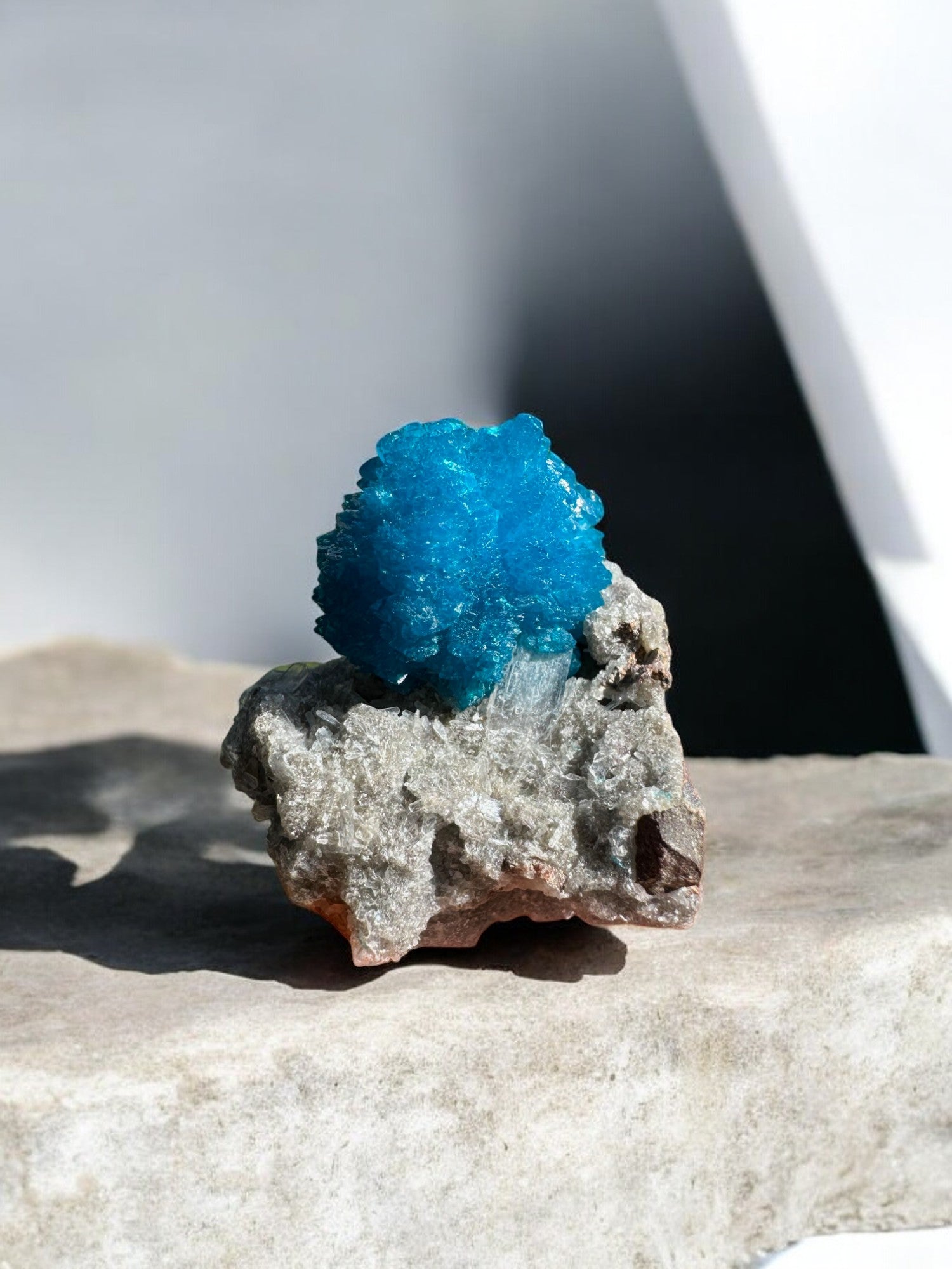 Blue Cavansite raw crystal from India