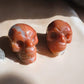 Carnelian crystal skulls