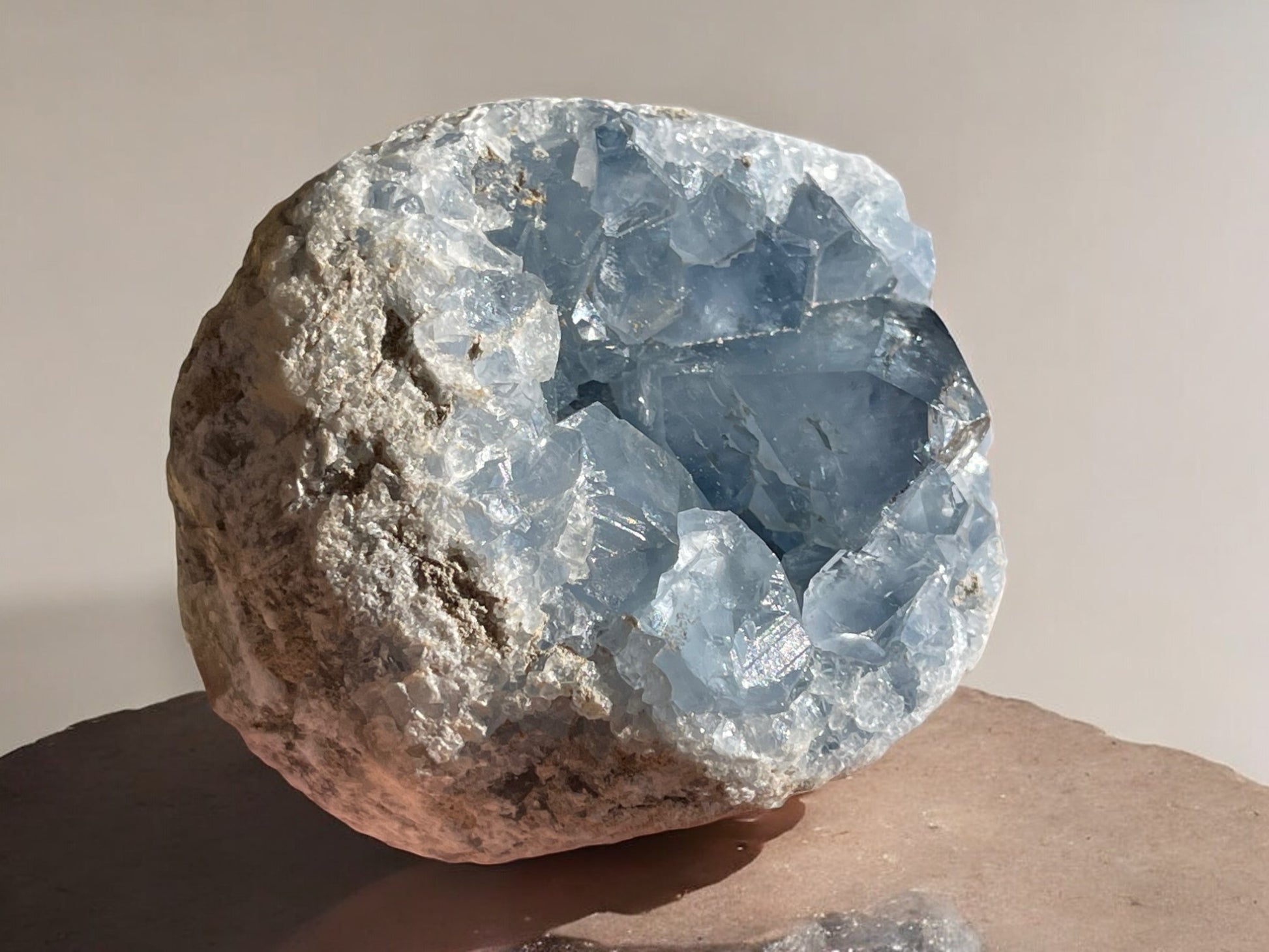 Celestite raw crystal big crystals