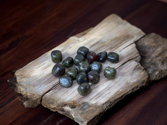 Dragon bloodstone tumbled crystals