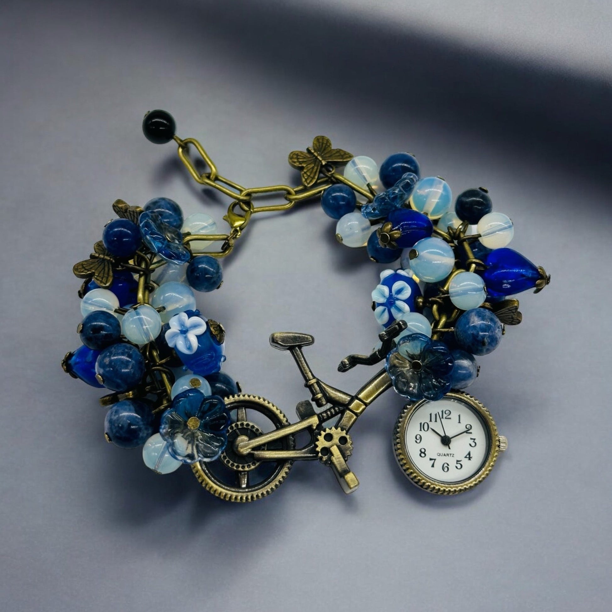 Functional Sodalite and Opalite custom Watch