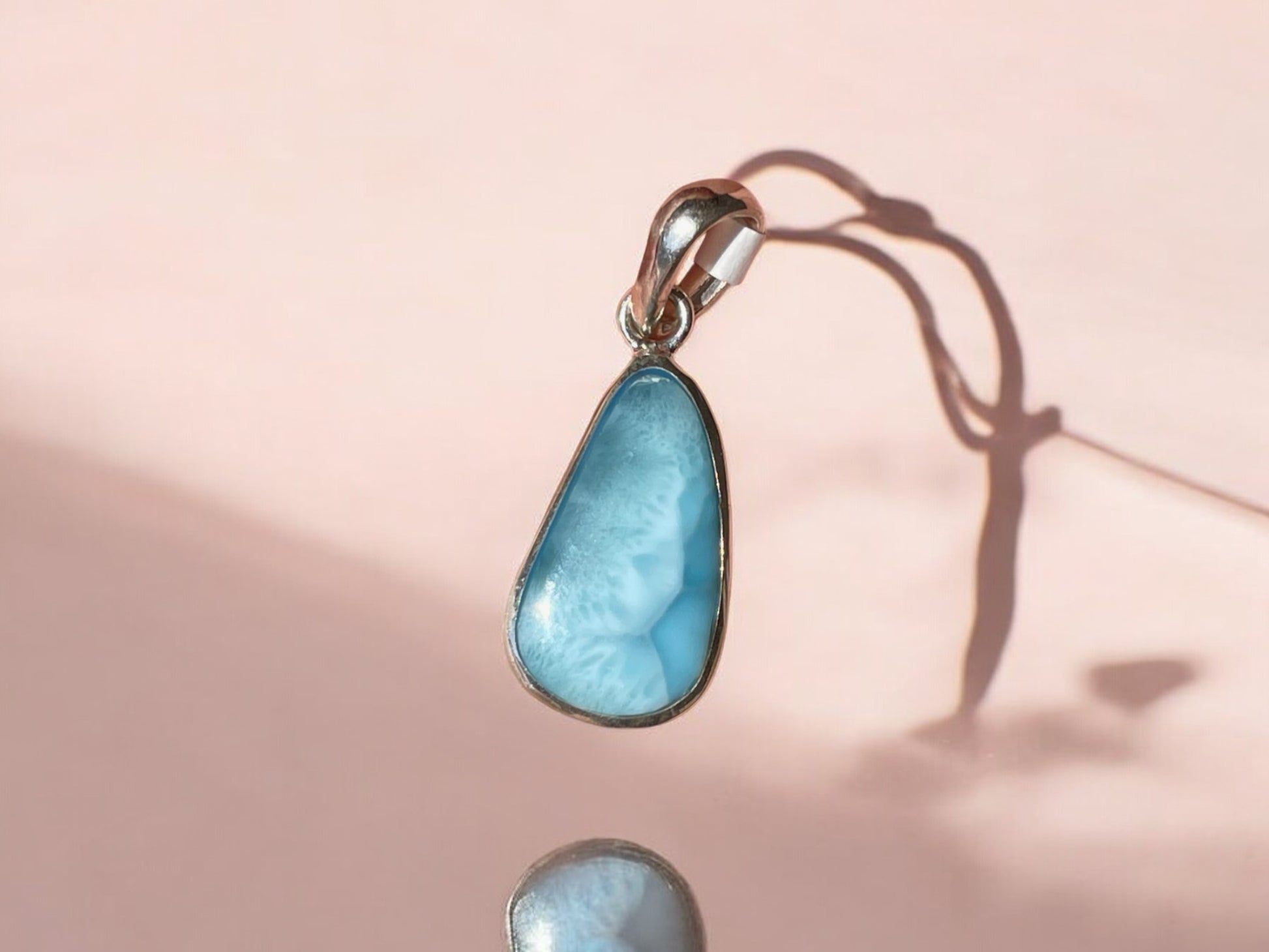 Larimar jewellery pendant option C closer look