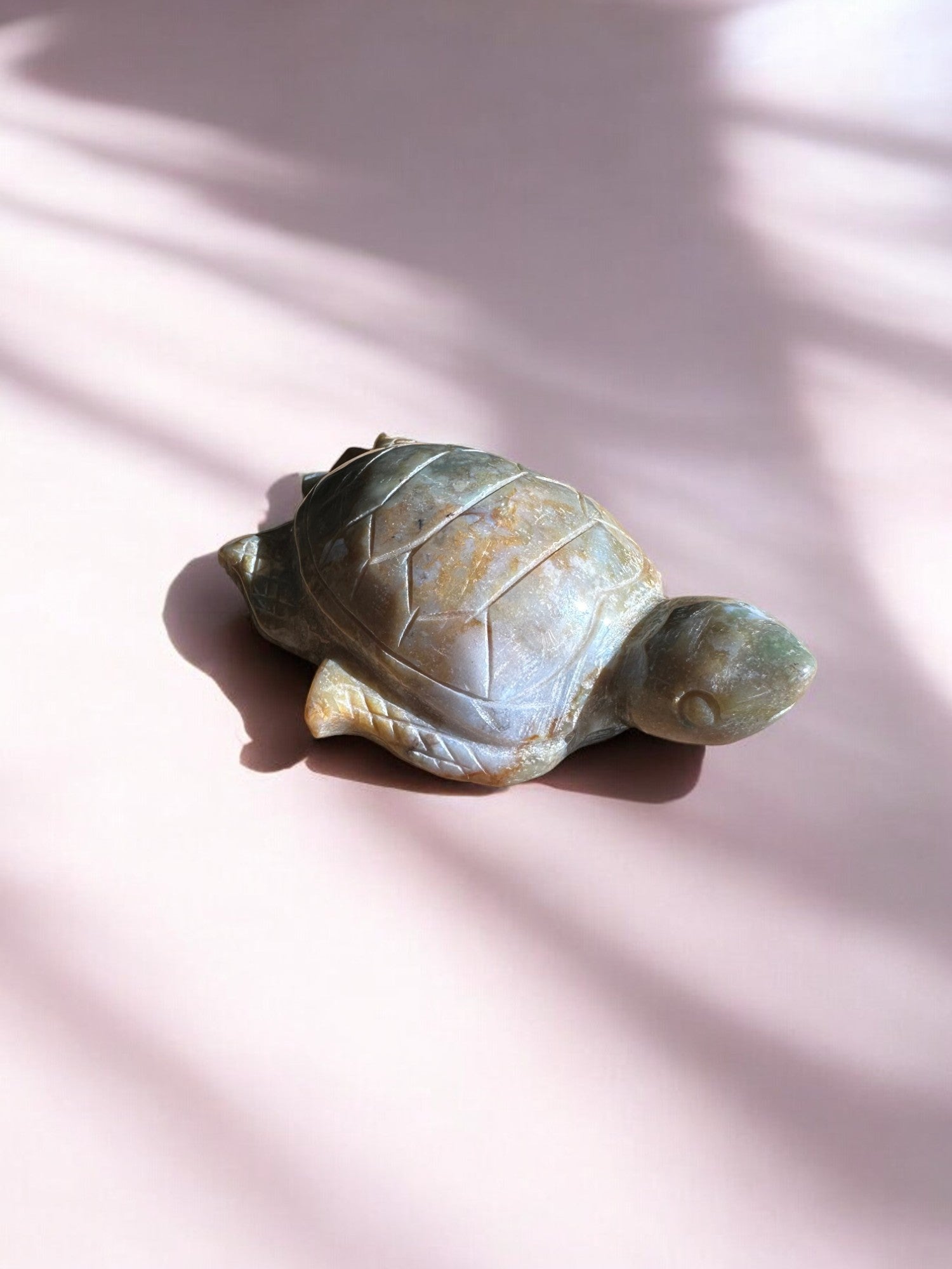 Ocean jasper turtle crystal animal