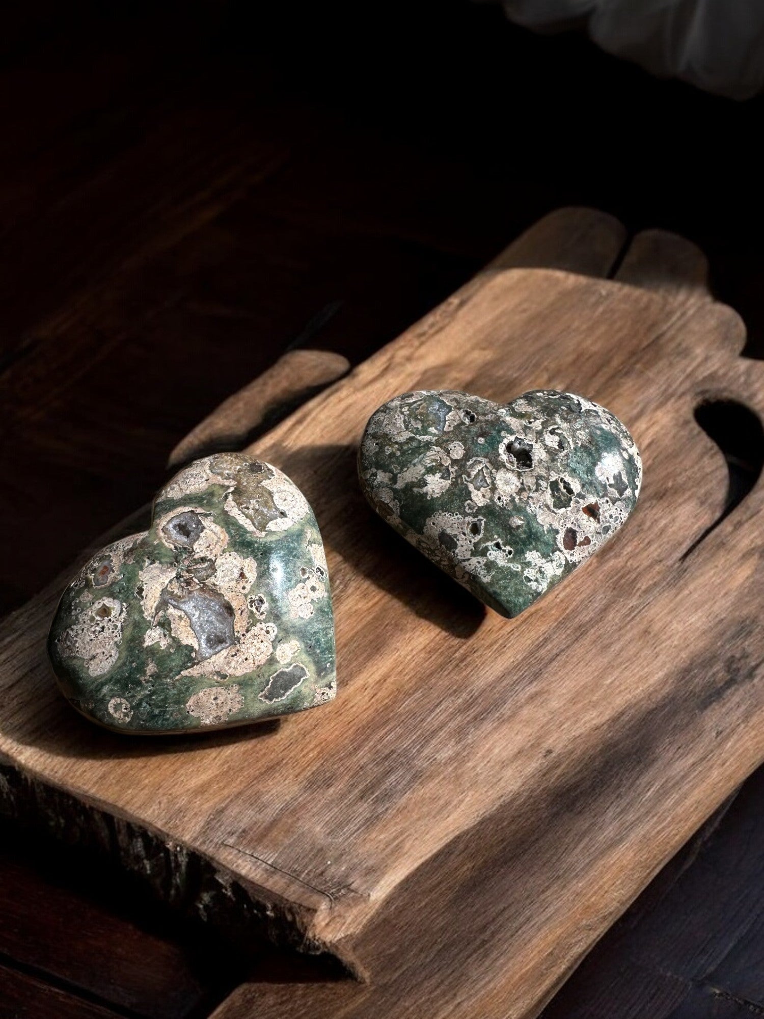 Rhyolite crystal hearts