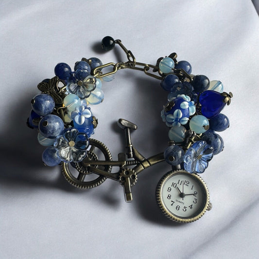 Sodalite and Opalite Custom Watch