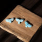 Larimar Whale Tail Crystal Decorations