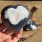 Orca Agate Crystal Hearts