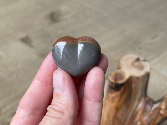 Polychrome Jasper Crystal Hearts